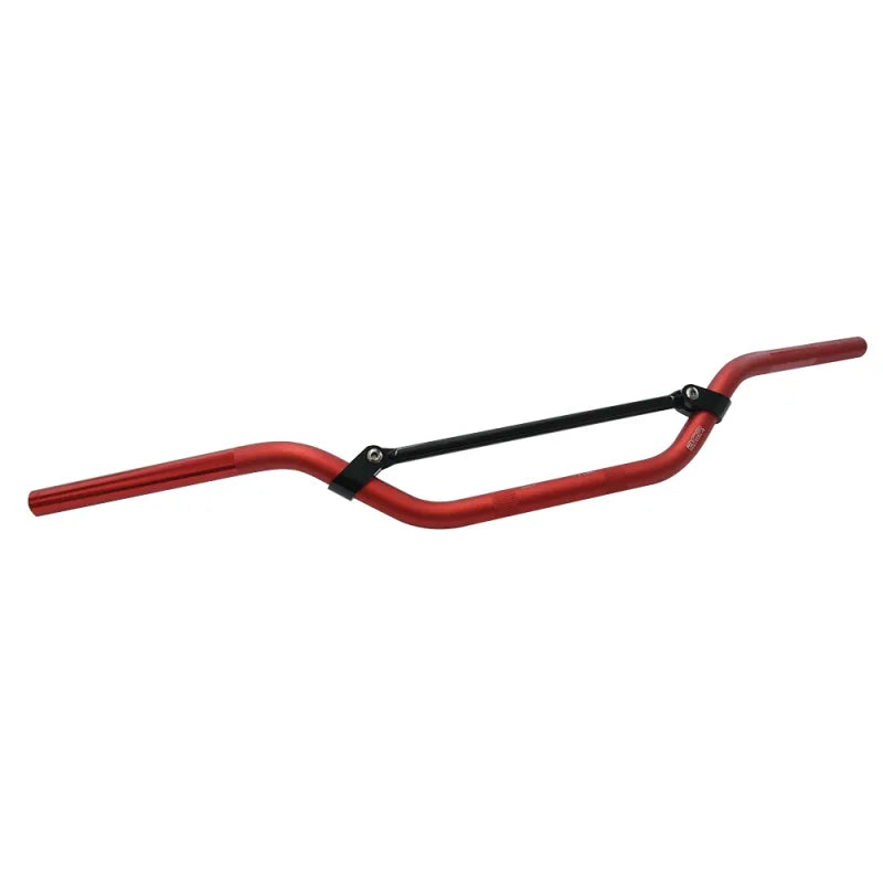 BCR Cross Handlebar Ø 22.2mm - Red with Crossbar (Rise 71.6mm) 