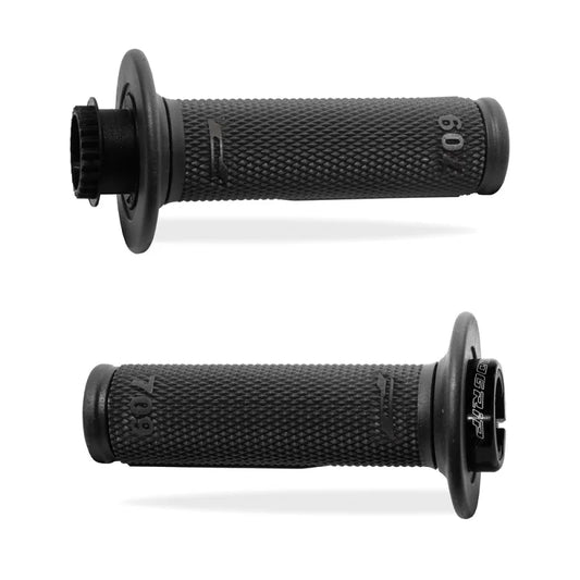 PROGRIP Mx Grips 709-102 - With Lock-on System - Black Without Hole 