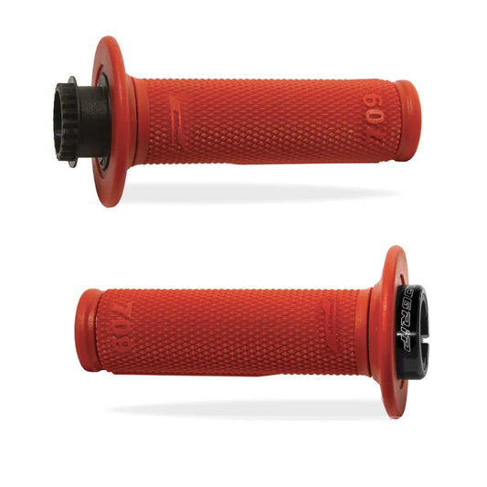 PROGRIP Manopole Mx 709-107 - Con Sistema Lock-on - Rosso Senza Foro