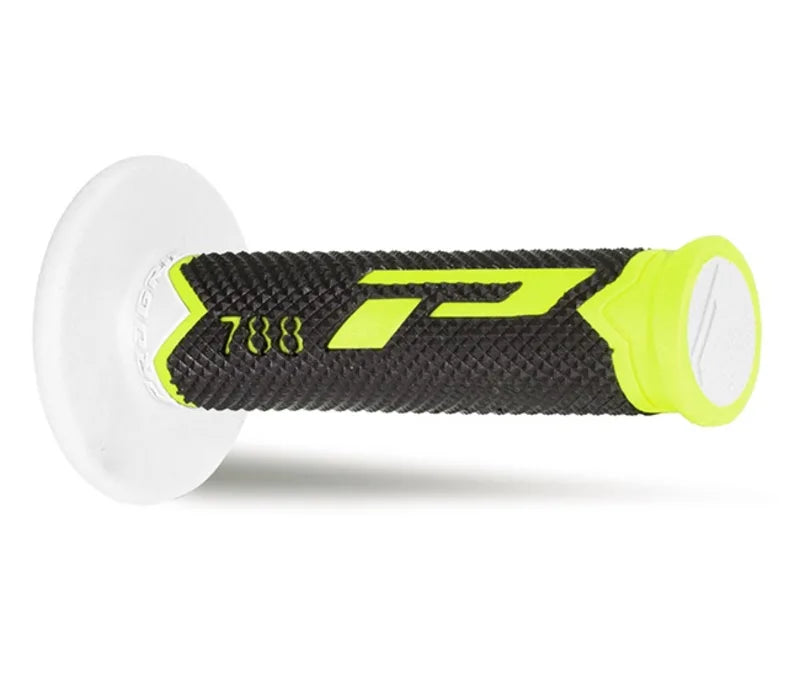 PROGRIP Mx Grips 788-255 - Triple Density - Yellow/Black/White Without Hole 