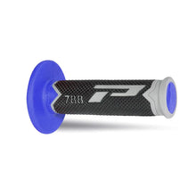 PROGRIP Mx Grips 788-213 - Triple Density - Grey/Black/Blue Without Hole 