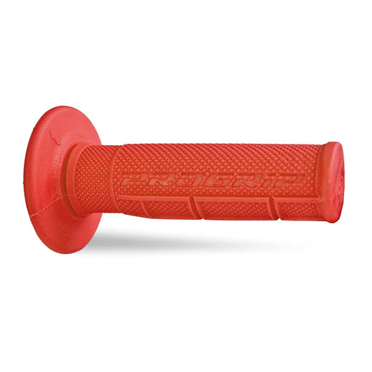 PROGRIP Manopole Mx 794-107 - Tripla Densità - Rosso Senza Foro