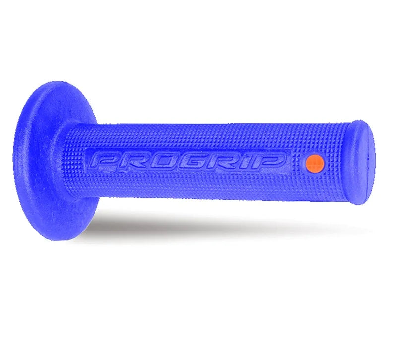 PROGRIP Manopole Mx 799-203 - Doppia Densità - Arancio/Blu Senza Foro