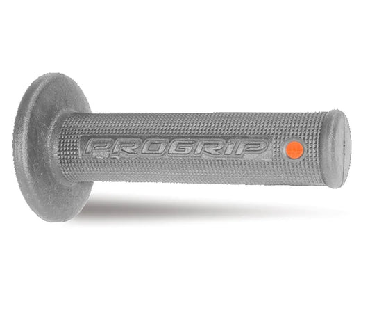 PROGRIP Manopole Mx 799-293 - Doppia Densità - Arancio/Grigio Senza Foro