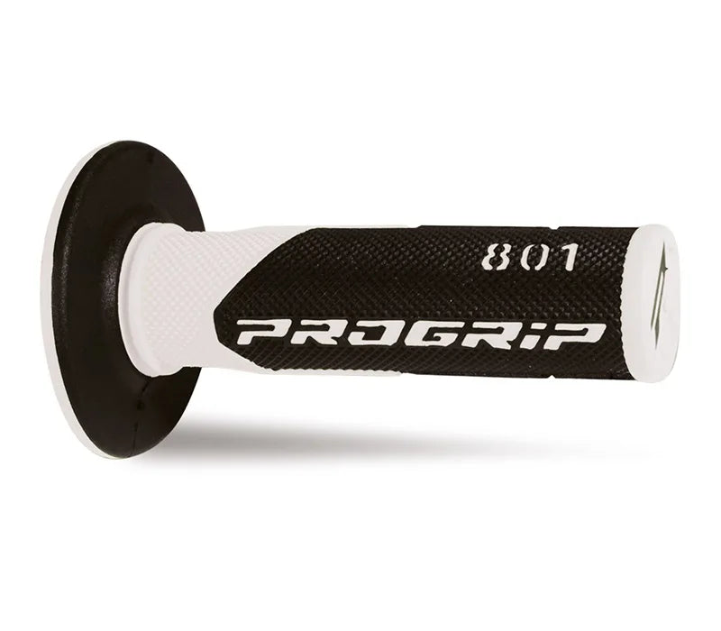 PROGRIP Mx Grips 801-137 - Double Density - White/Black Without Hole 