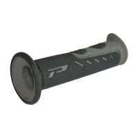 PROGRIP Road Grips 725-OE-298 - Double Density - Black/Titanium With Hole 