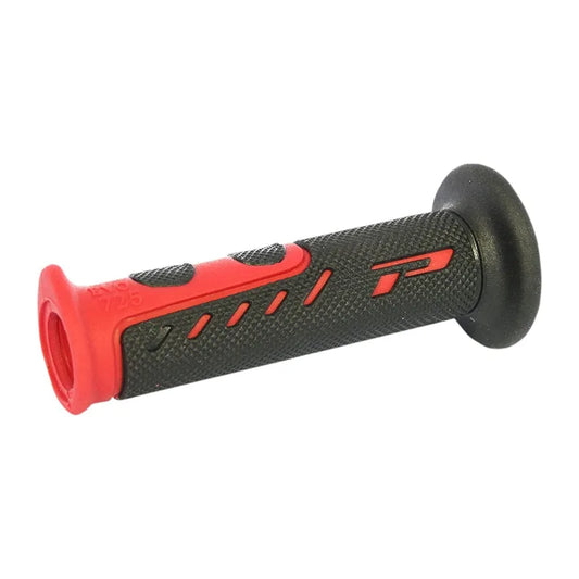 PROGRIP Road Grips 725-OE-149 - Double Density - Red/Black With Hole 