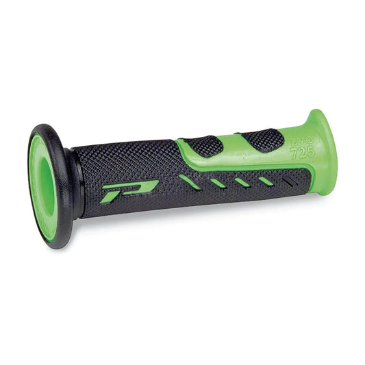 PROGRIP Road Grips 725-OE-198 - Double Density - Green/Black With Hole 