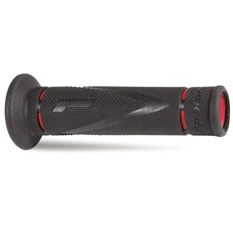 PROGRIP Manopole Strada 838-OERA-149 - GP Racing - Rosso/Nero Con Foro