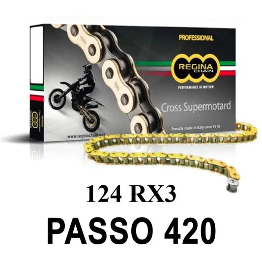 REGINA Catena 124RX3 126 maglie passo 420 - Oro