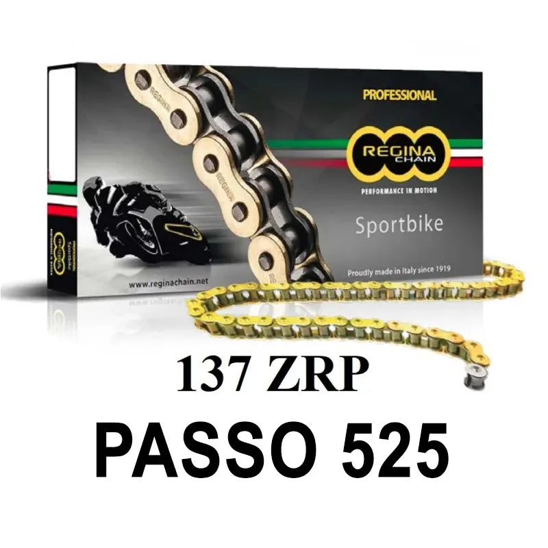 REGINA Catena 137ZRP 120 maglie passo 525 - Oro