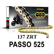 REGINA Chain 137ZRT 124 links pitch 525 - Gold 