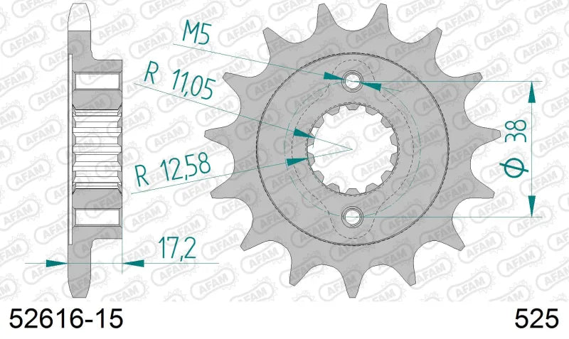 Pignone AFAM 52616-15 passo 525