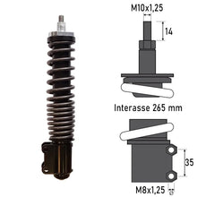 BCR Front Shock Absorber PIAGGIO VESPA ET2/ET4 50/125cc 