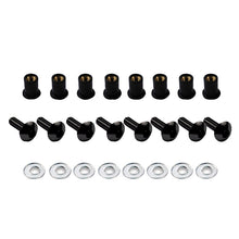 BCR Viti Cupolino (Kit) - Anodizzate Nero - M5