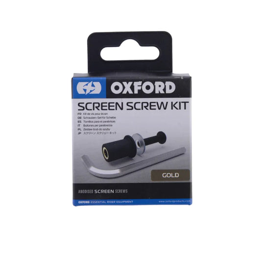 OXFORD Fairing Screws (Kit) - Gold Anodized (8pcs) - M5 