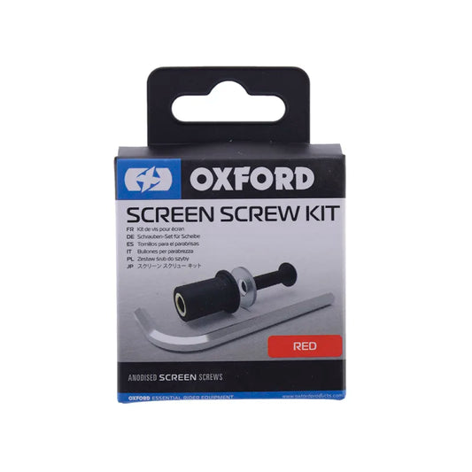 OXFORD Fairing Screws (Kit) - Red Anodized (8pcs) - M5 