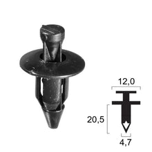 BLAST Rivetto in plastica KAWASAKI - Carena, Parafango