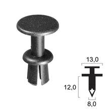 BLAST Rivetto in plastica BMW - Ventola, Silenziatore, Varie Applicazioni