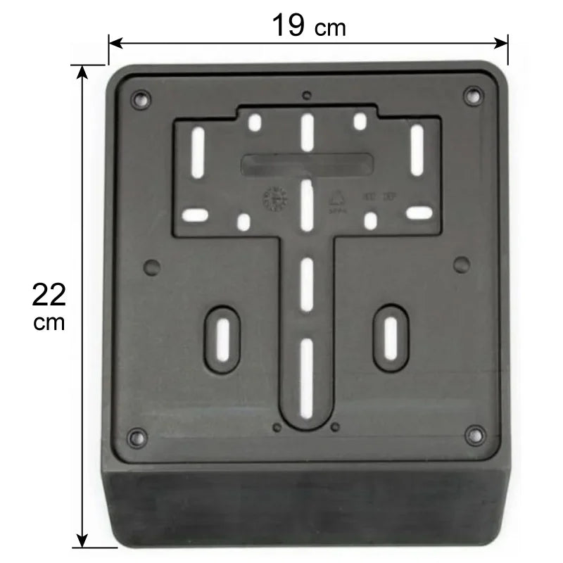 BCR Portatarga Posteriore Moto a Bordo Alto
