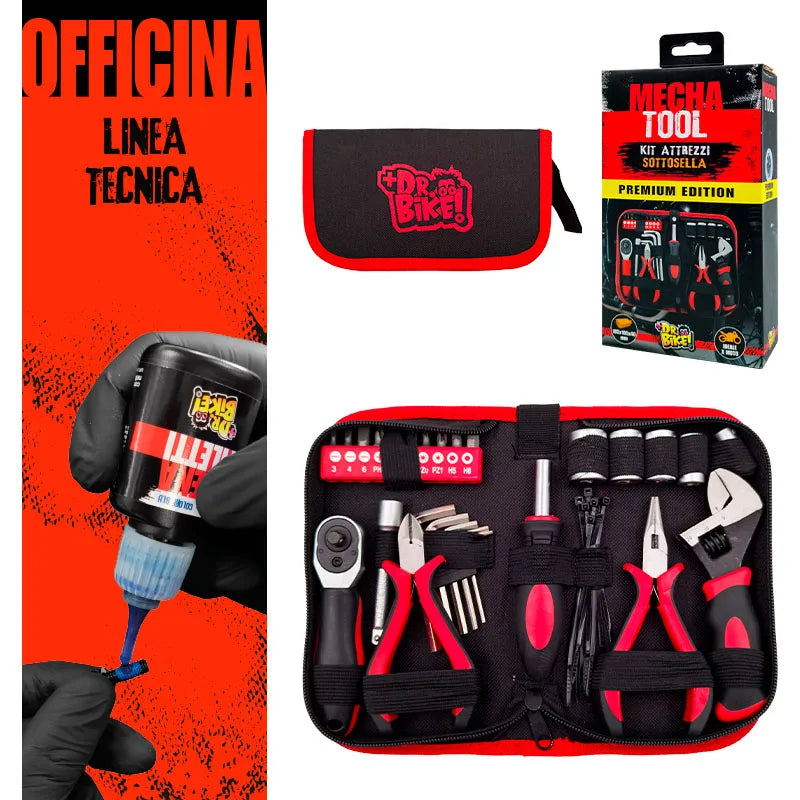 DR.BIKE OFFICINA - Kit Attrezzi MECHA TOOL PREMIUM EDITION