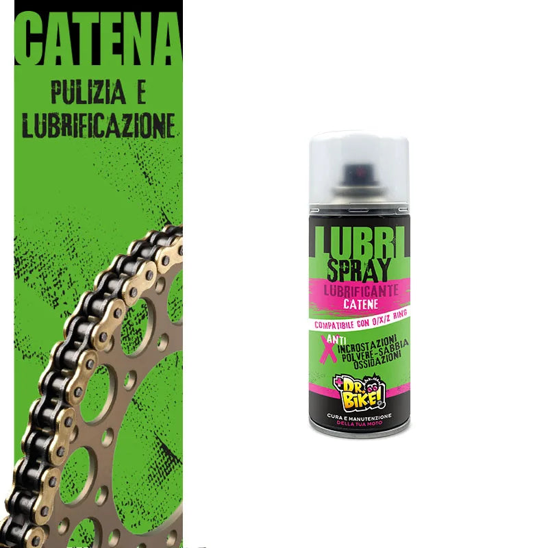 DR.BIKE CHAIN ​​- Chain lubricant LUBRI SPRAY - 400ml 