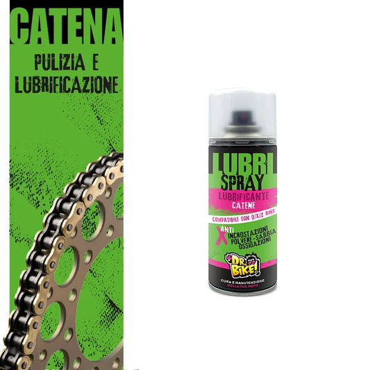 DR.BIKE CATENA - Lubrificante Catena LUBRI SPRAY - 400ml