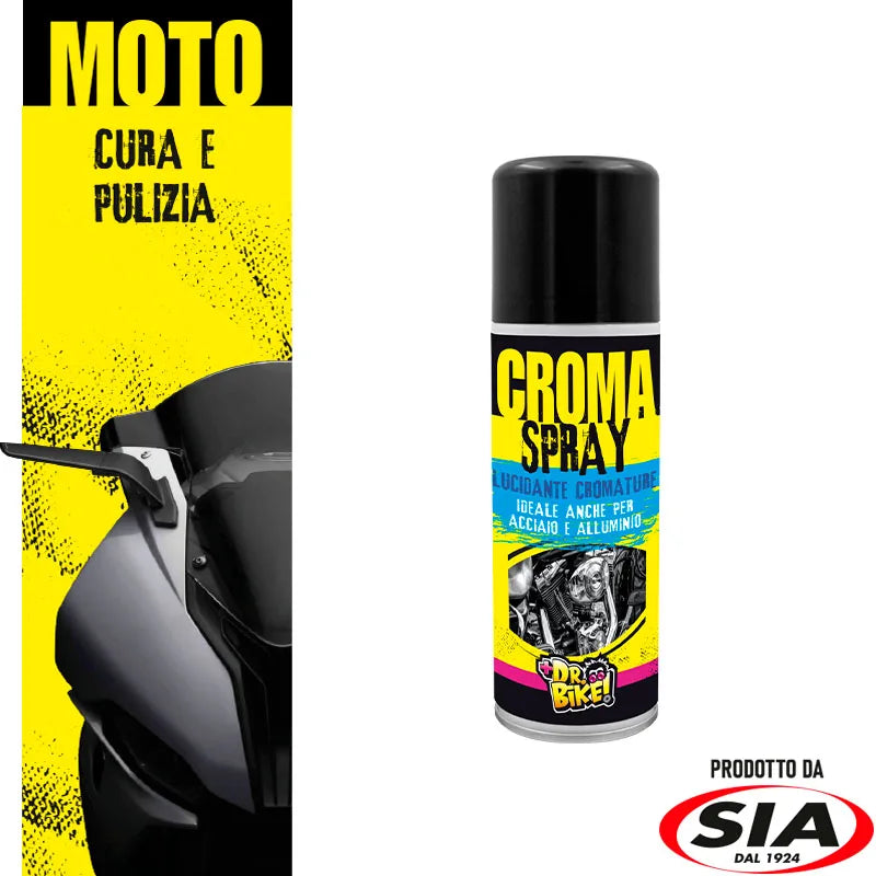 DR.BIKE MOTO - Lucidante Protettivo per Cromature - 200ml