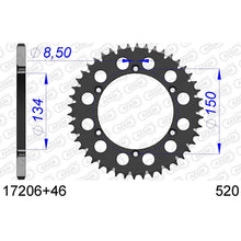 AFAM - CORONA ALLUMINIO OFF-ROAD OSSIDATA DURO
