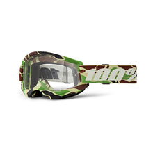 MASCHERA 100% STRATA 2 WAR CAMO - LENTE TRASPARENTE