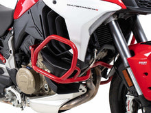 HEPCO&BECKER BARRA PROTEZIONE MOTORE ROSSA PER DUCATI MULTISTRADA V4/S/S SPORT/PIKES PEAK (2021-)/RALLY(2023-)