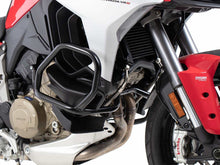HEPCO&BECKER BARRA PROTEZIONE MOTORE NERA PER DUCATI MULTISTRADA V4/S/S SPORT/PIKES PEAK (2021-)/RALLY(2023-)