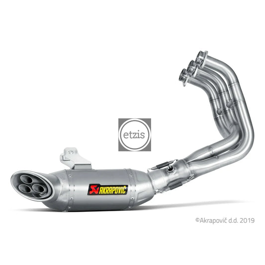 AKRAPOVIC Yamaha Tracer 900/900GT/FJ9, MT09/FZ09 2014-16 Racing Line (Titanio)