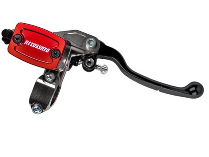 ACCOSSATO Pompa Freno Assiale Accossato Con Vaschetta Integrata, pistone 13.5 mm, per Moto Offroad, Scooter e Pitbike