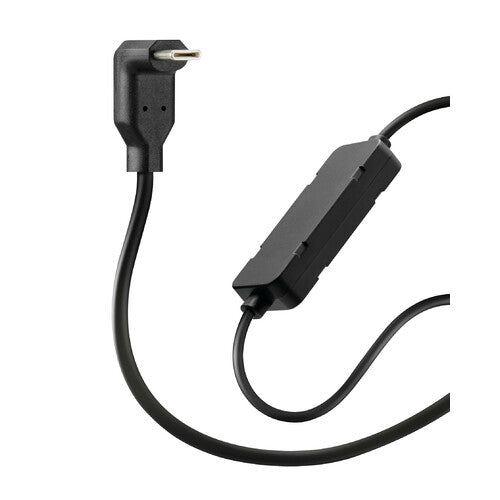 OPTILINE Power C 90° - Cavo di ricarica USB C, collegamento diretto batteria o sotto chiave - 12/24V
