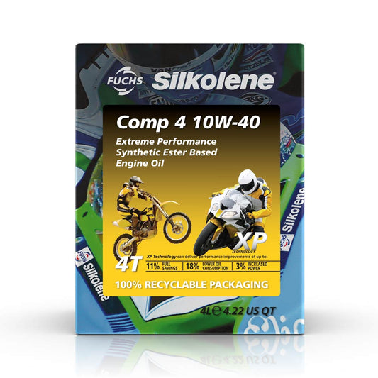 Silkolene - COMP 4 10W-40 XP - Olio Motore 4T XP Tecnology 4 LITRI