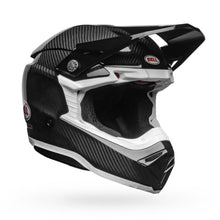 BELL MOTO-10 SPHERICAL HELMET BLACK/GLOSS WHITE ECE 06