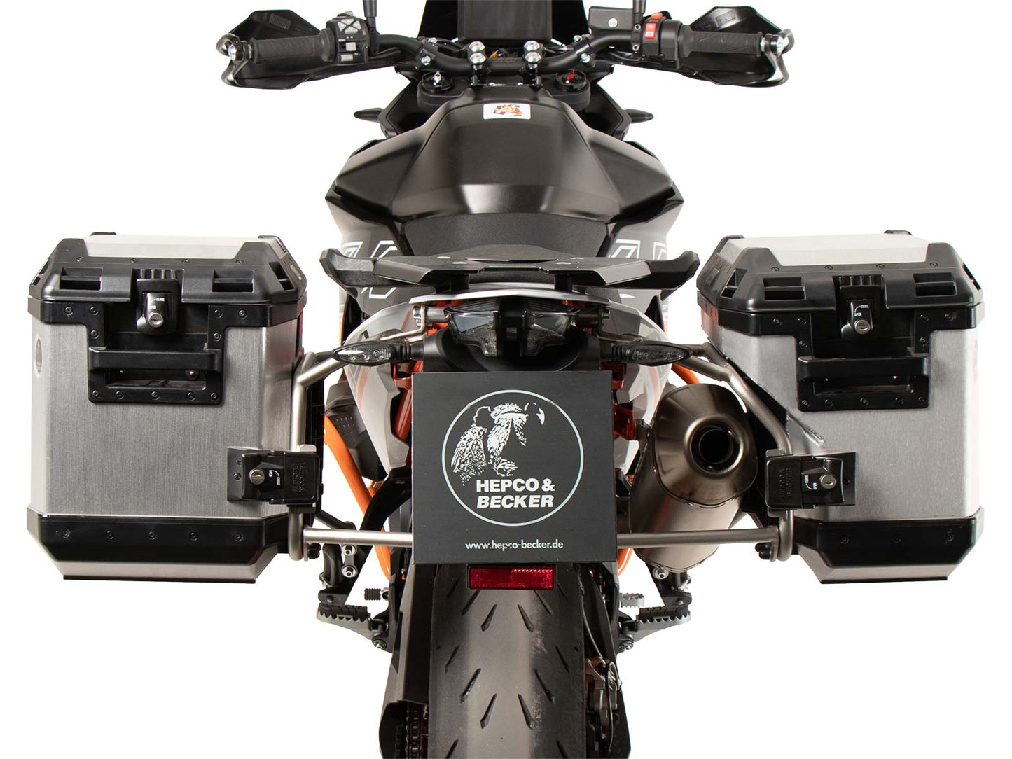 HEPCO & BECKER SET SISTEMA CUTOUT - VALIGIE EXPLORER PER KTM 890 SMT (2023-)