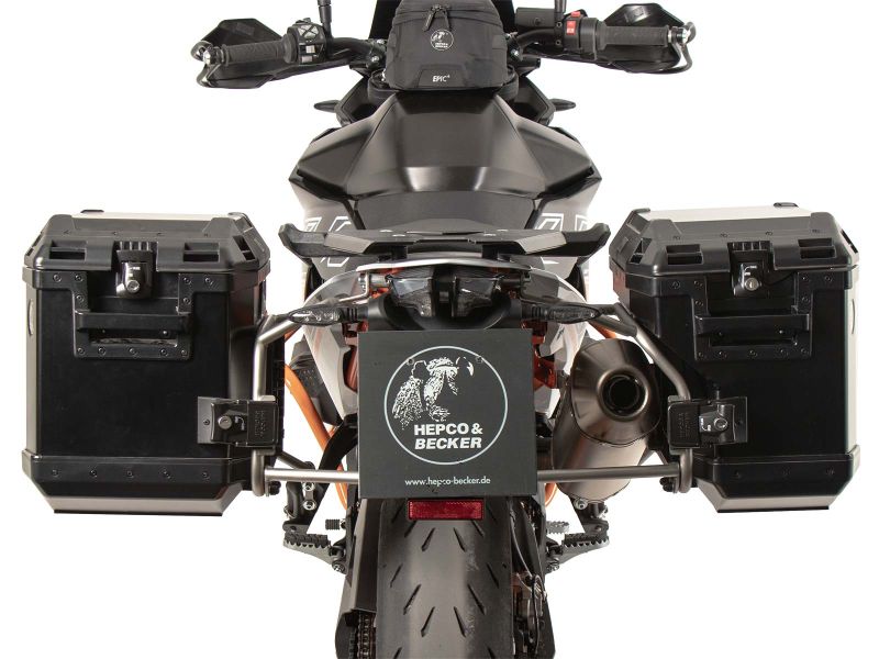HEPCO & BECKER SET SISTEMA CUTOUT - VALIGIE EXPLORER PER KTM 890 SMT (2023-)