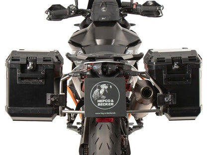 HEPCO & BECKER SET SISTEMA CUTOUT - VALIGIE EXPLORER PER KTM 890 SMT (2023-)