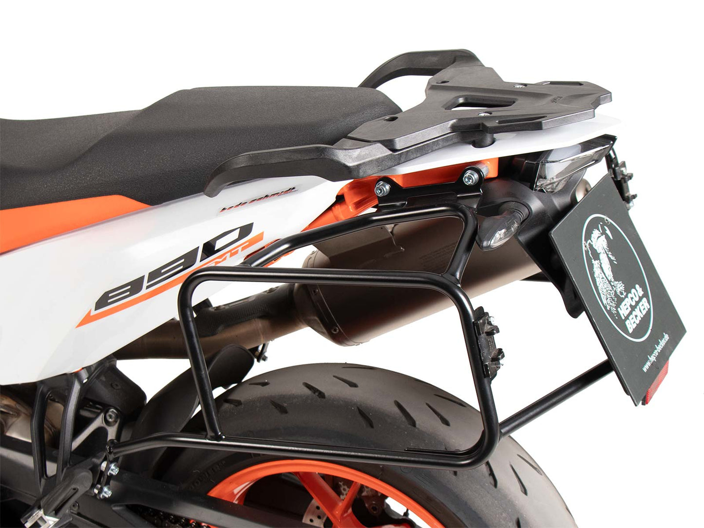 HEPCO & BECKER TELAI LATERALI FISSI PER KTM 890 SMT (2023 - ) - Race Moto Shop