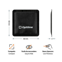 OPTILINE Opti Tracker Compact, Localizzatore Ultra-Sottile Adesivo