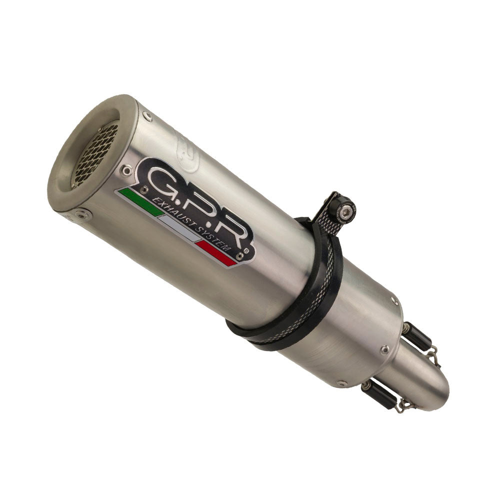 GPR EXHAUST COMPATIBLE WITH VOGE VALICO 650 DSX 2021-2022, M3 INOX, APPROVED EXHAUST SILENCER, SUPPLIED WITH REMOVABLE DB KILLER, CATALYST AND COLLECTOR