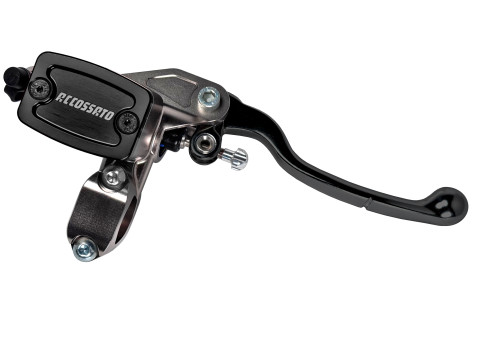 ACCOSSATO Pompa Freno Assiale Accossato Con Vaschetta Integrata, pistone 13.5 mm, per Moto Offroad, Scooter e Pitbike