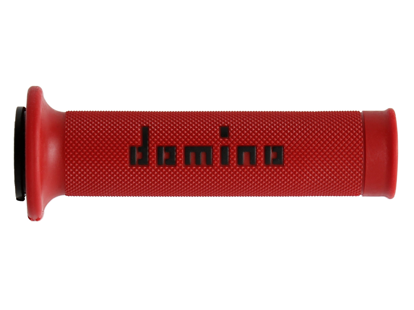 DOMINO COPPIA MANOPOLE ROSSO/NERO ROAD-RACING