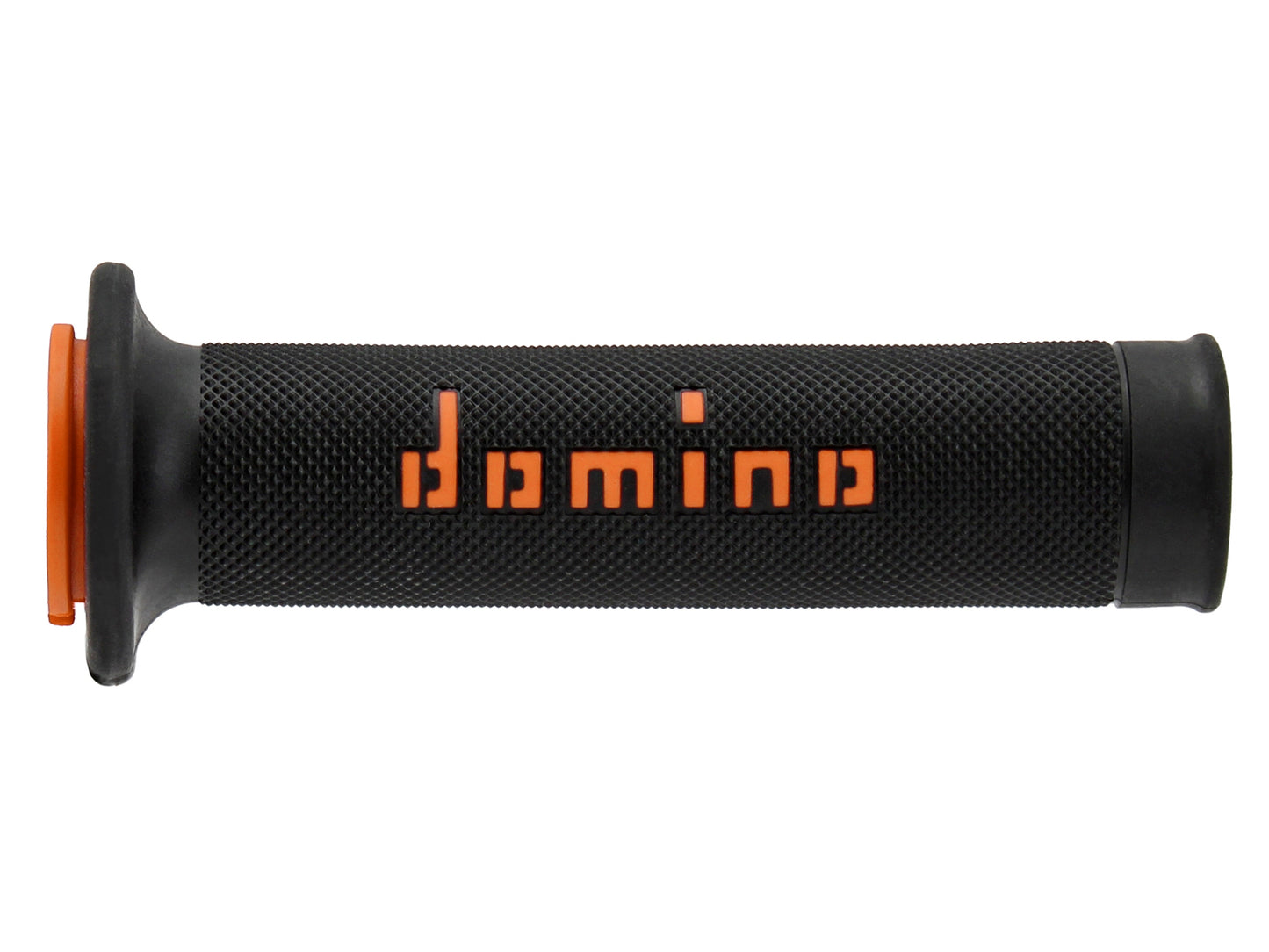 DOMINO COPPIA MANOPOLE NERO/ARANCIO ROAD-RACING
