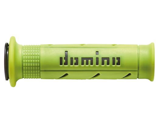 DOMINO PAIR OF FLUO YELLOW/BLACK ROAD-RACING GRIPS 