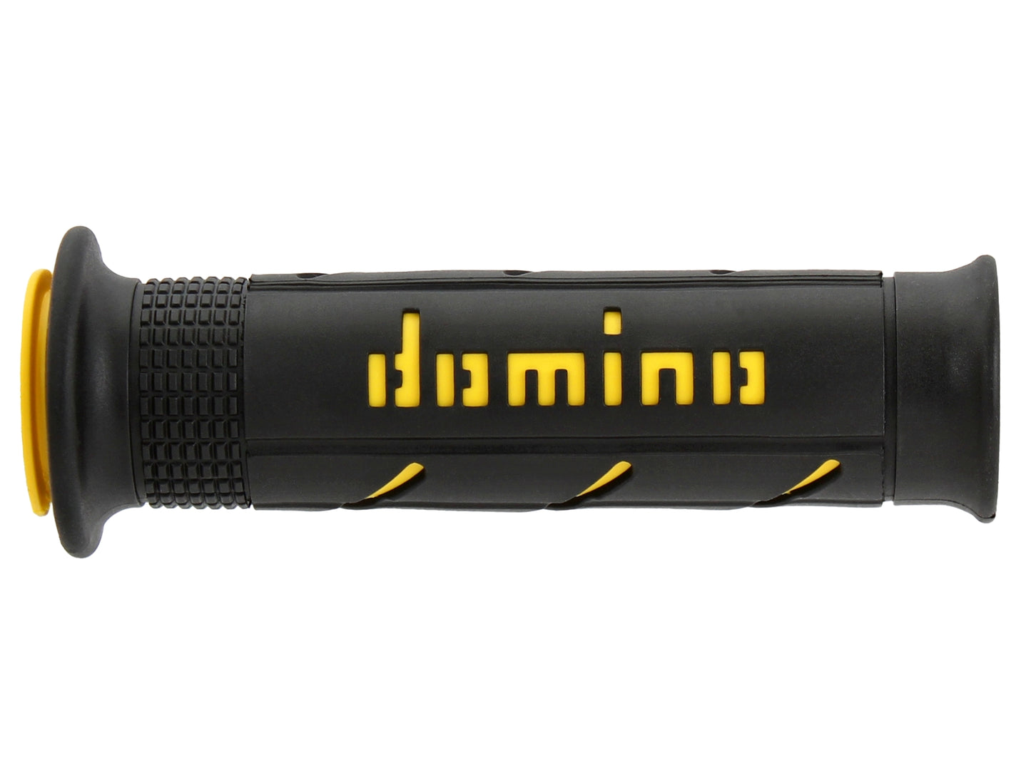 DOMINO PAIR OF BLACK/YELLOW ROAD-RACING GRIPS 