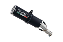 GPR Scarico compatibile con Ktm Duke 390 2013-2016, M3 Black Titanium, Scarico omologato, silenziatore con db killer estraibile e raccordo specifico