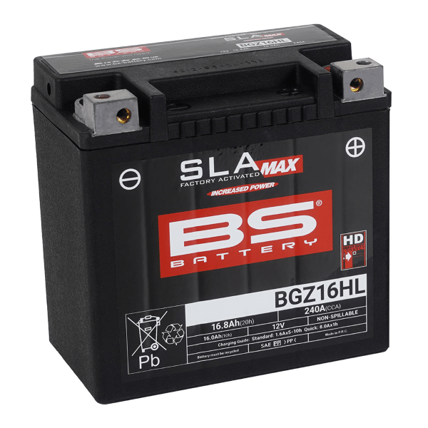 BATTERIA BS SLA - MAX BGZ16HL - Race Moto Shop
